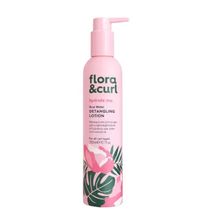 Flora and Curl Rose Water Detangling Lotion 300ml